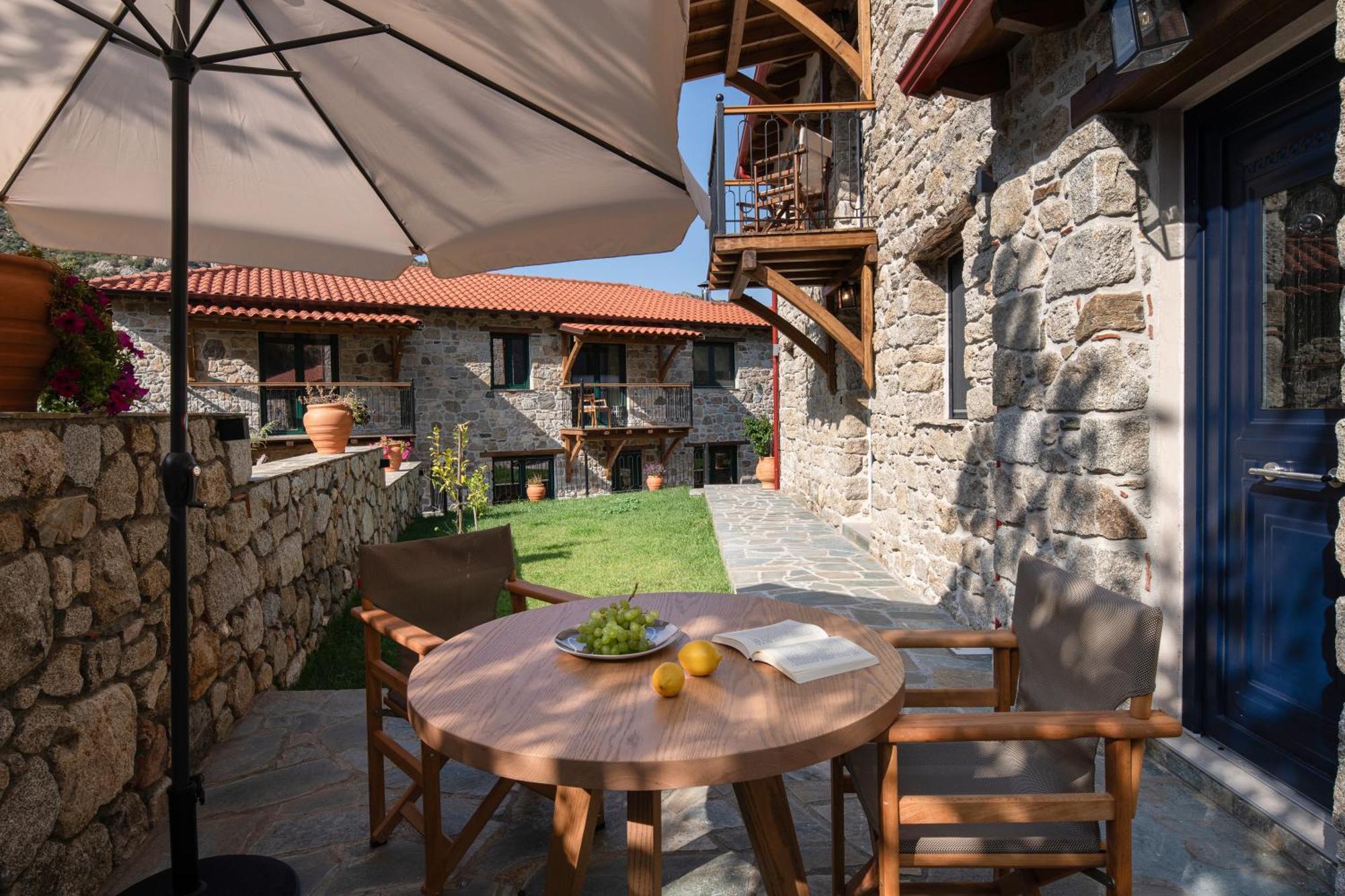 Lithos Villas Apollon 시키아 외부 사진