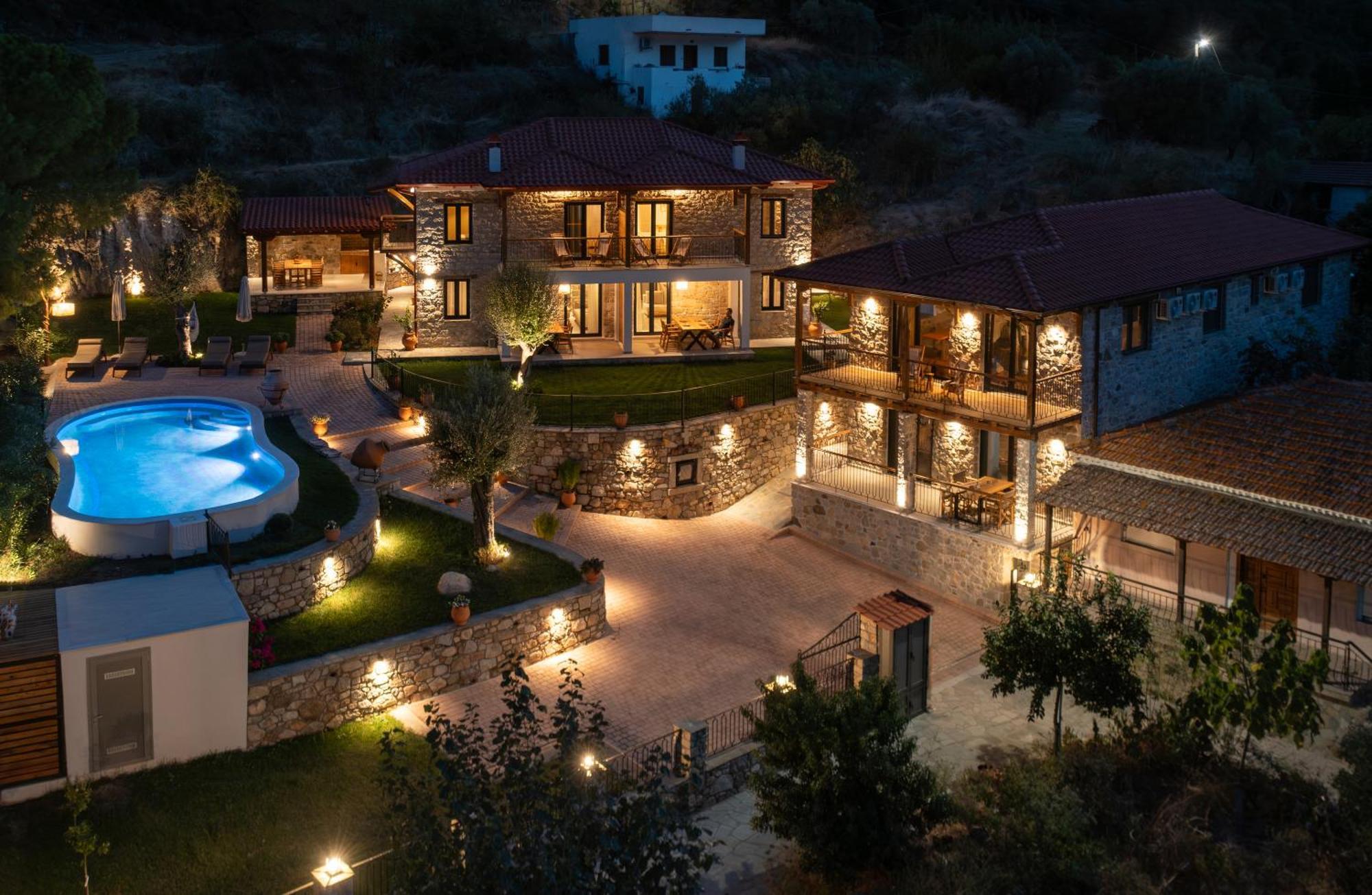 Lithos Villas Apollon 시키아 외부 사진