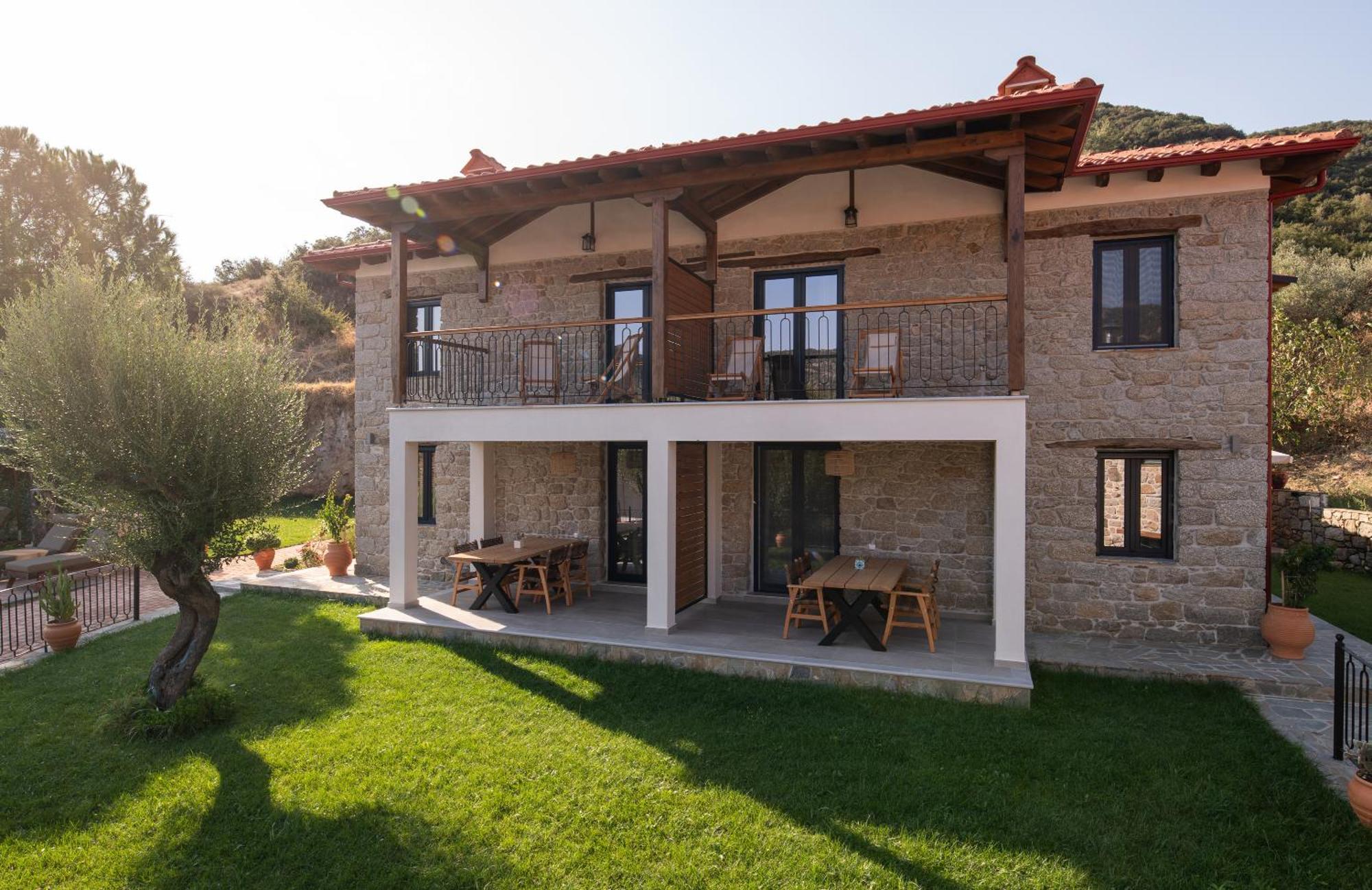 Lithos Villas Apollon 시키아 외부 사진