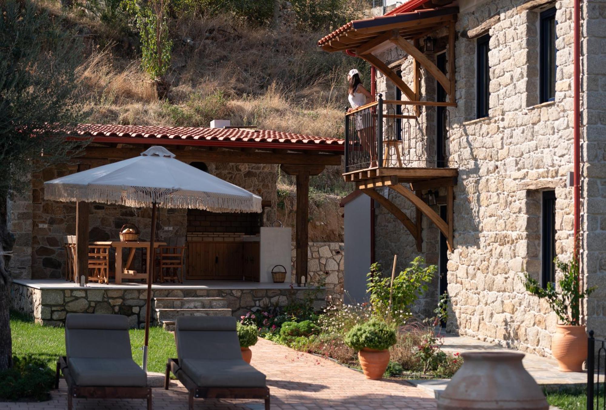 Lithos Villas Apollon 시키아 외부 사진