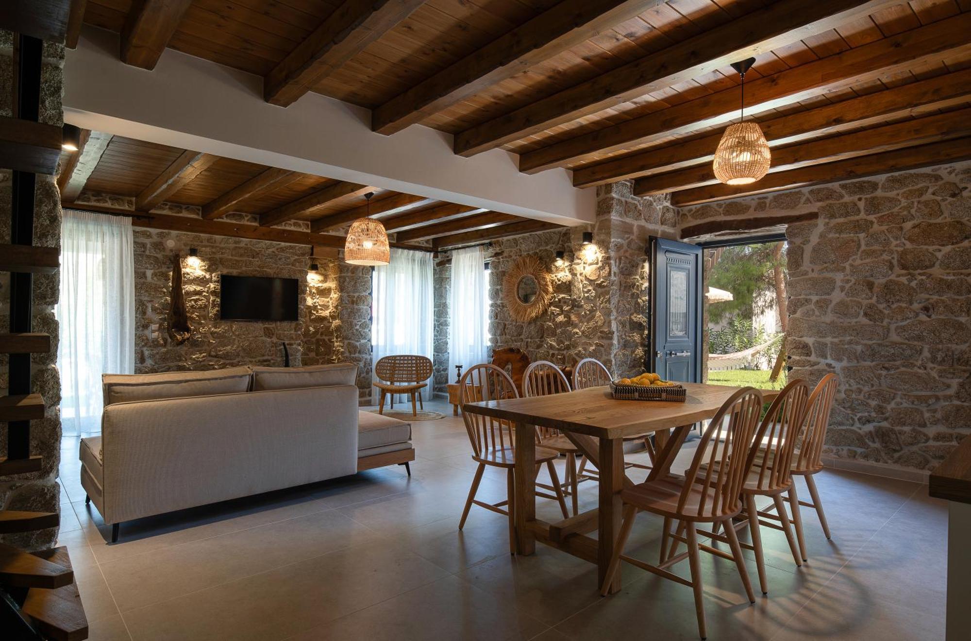 Lithos Villas Apollon 시키아 외부 사진